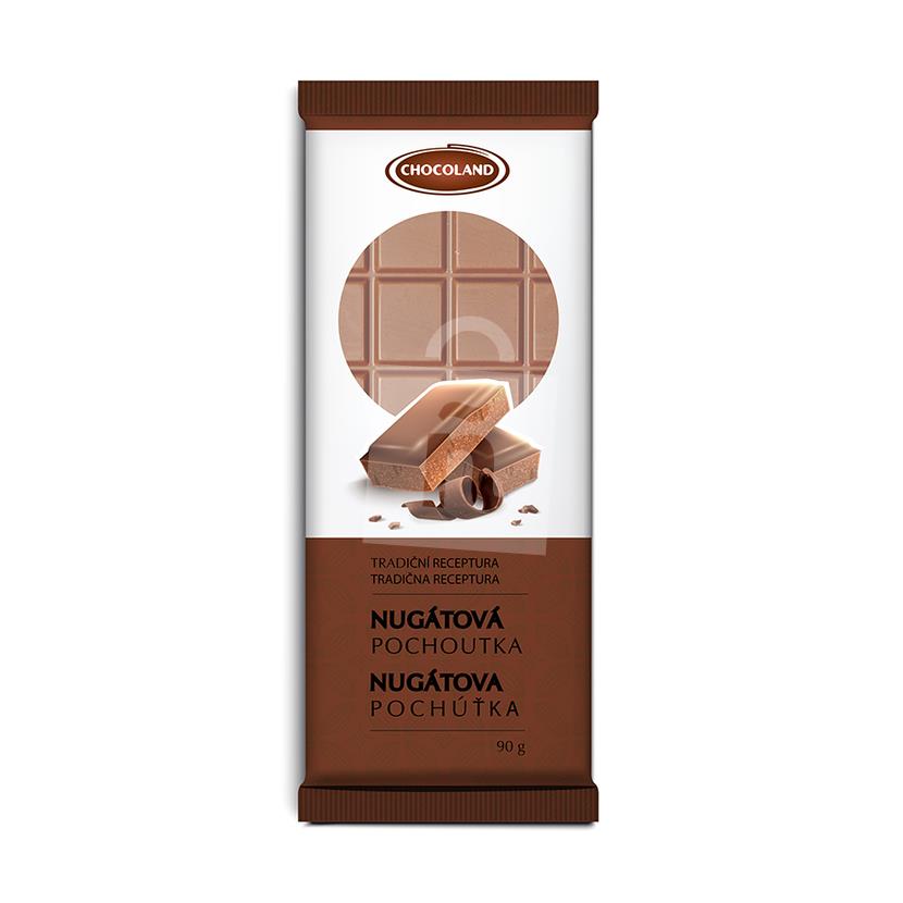 Pochúťka nugátová 90g Chocoland