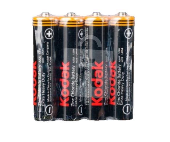 Batérie Extra Heavy Duty zinc chloride micro AAA / R03 1,5V 4ks Kodak