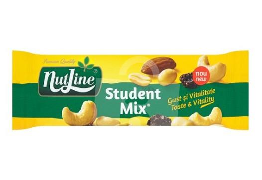 Zmes Student Mix na sucho pražených lúpaných orechov a hrozienok 50g NutLine