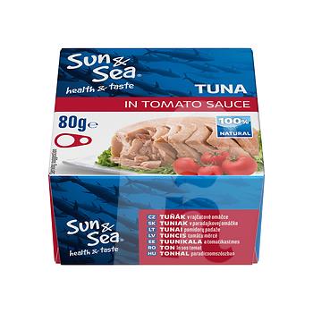 Tuniak v paradajkovej omáčke 80g Sun & Sea