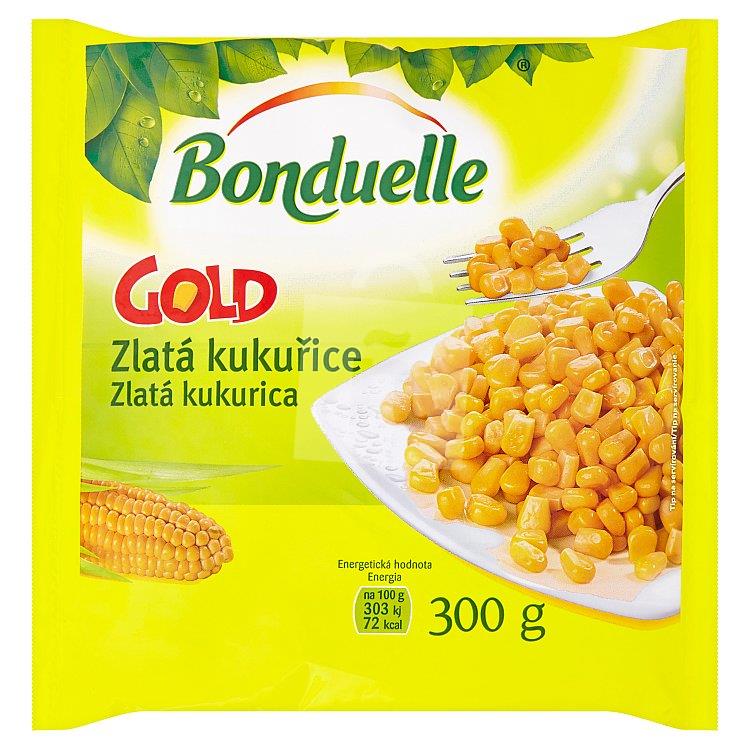 Kukurica Gold zlatá hlbokozmrazená 300g Bonduelle