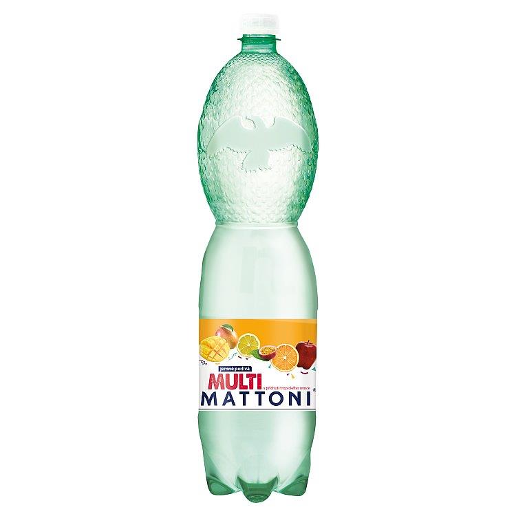 Minerálna voda Multi ochutená s príchuťou tropického ovocia jemne perlivá 1,5l Mattoni