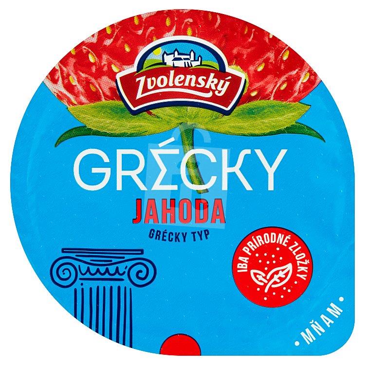 Jogurt grécky typ jahoda 125g Zvolenský