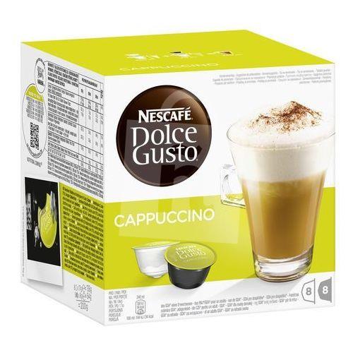 Kávové kapsule cappuccino káva 8x6,3g , mlieko 8x17g 16ks / 186,4g Nescafé Dolce Gusto