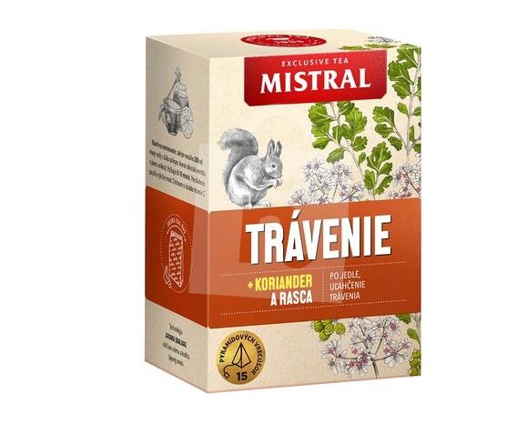 Čaj funkčný Trávenie s koriandrom a rascou 15x2g / 30g Mistral Exclusive tea