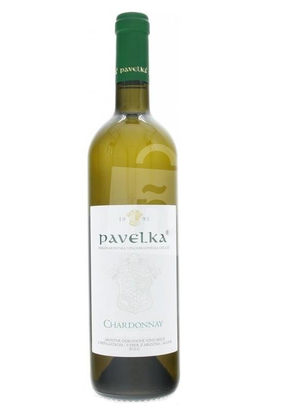 Chardonnay D.S.C výber z hrozna akostné odrodové víno biele suché 0,75l Pavelka