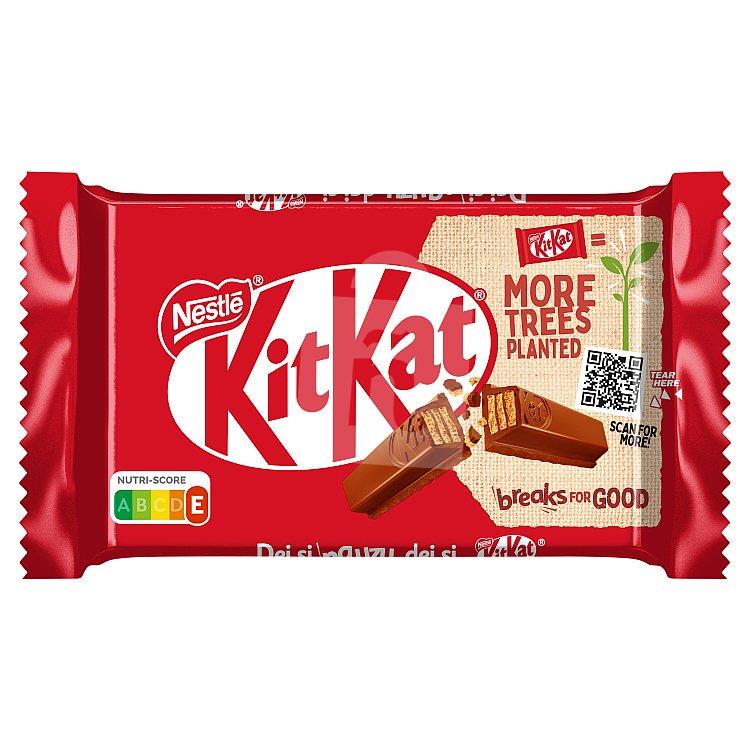 Oblátka KitKat 4 fingers s kakaovou náplňou v mliečnej čokoláde 41,5g Nestlé