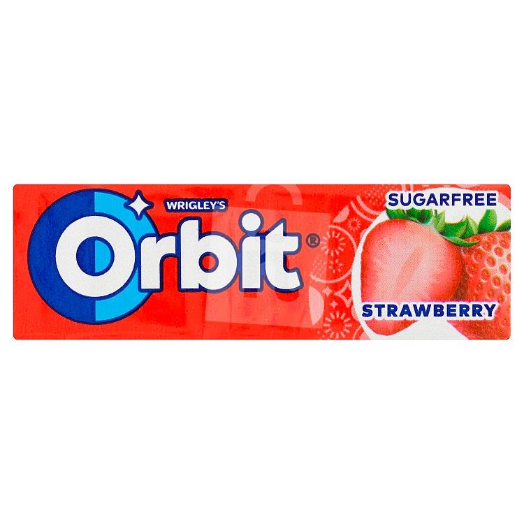Žuvačky dražé bez cukru Orbit Strawberry 10ks / 14g Wrigley's