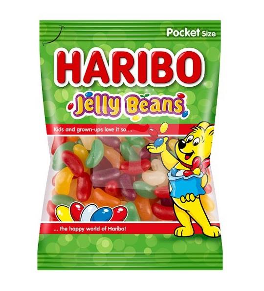 Cukríky želé s ovocnou príchuťou Jelly Beans 80g Haribo
