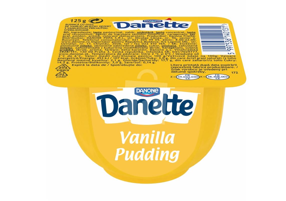 Mliečny dezert Danette vanilka 125g Danone