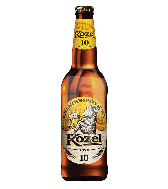 Pivo svetlé výčapné 10° 4 % 500ml Velkopopovický Kozel