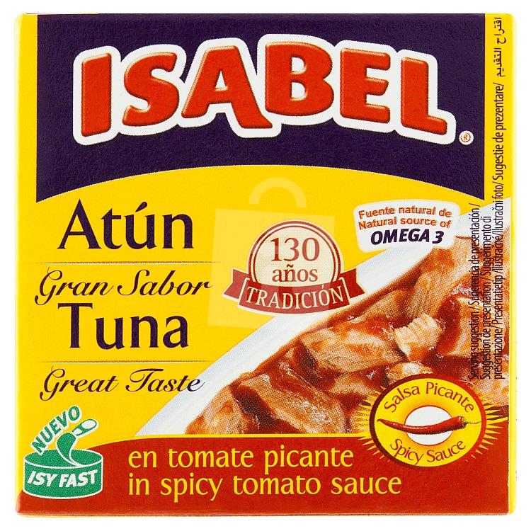 Tuniak v pikantnej paradajkovej omáčke 52g / 80g Isabel