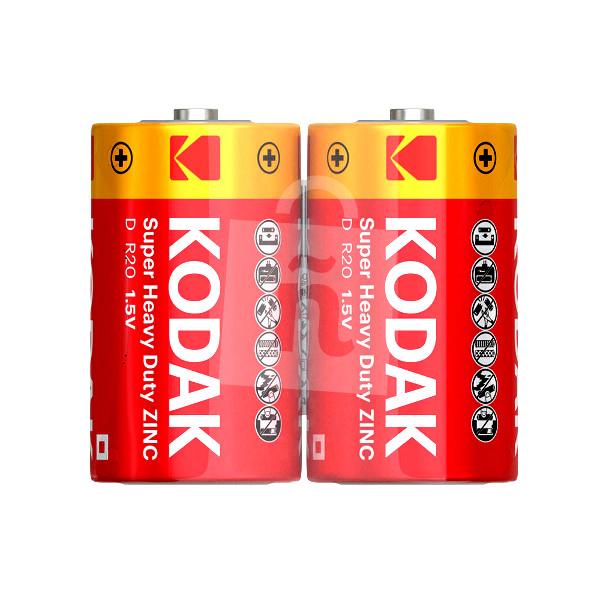 Batérie Super Heavy duty zinc mono D / R20 1,5V 2ks Kodak