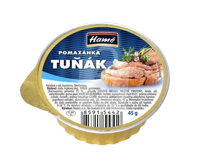 Nátierka z tuniaka 45g Hamé