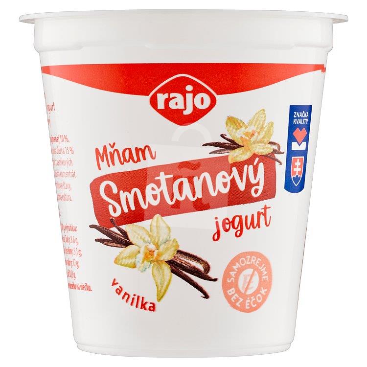 Jogurt smotanový Mňam vanilka 145g Rajo