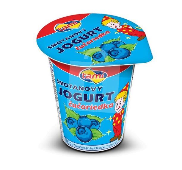 Jogurt smotanový čučoriedka 150g Tami