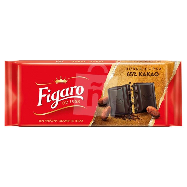 Čokoláda horká 65% kakaa 80g Figaro