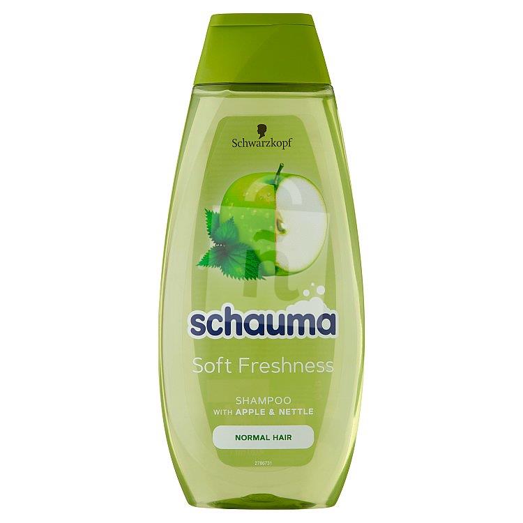 Šampón Clean & Fresh so zeleným jablkom a žihľavou normálne vlasy 400ml Schwarzkopf schauma