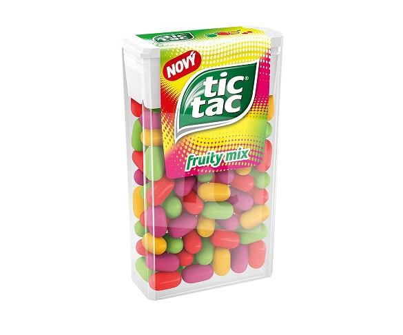 Cukríky dražé Fruity mix 100ks/49g Tic Tac