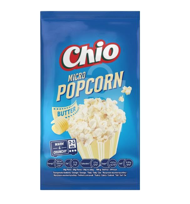 Micro popcorn s príchuťou masla 80g Chio