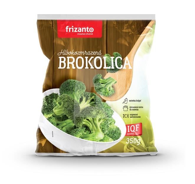 Brokolica hlbokozmrazená 350g frizanto