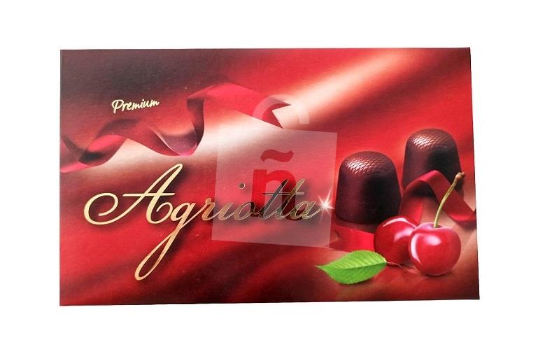 Dezert Agriotta z horkej čokolády s višňou v alkohole 145g CBA Premium