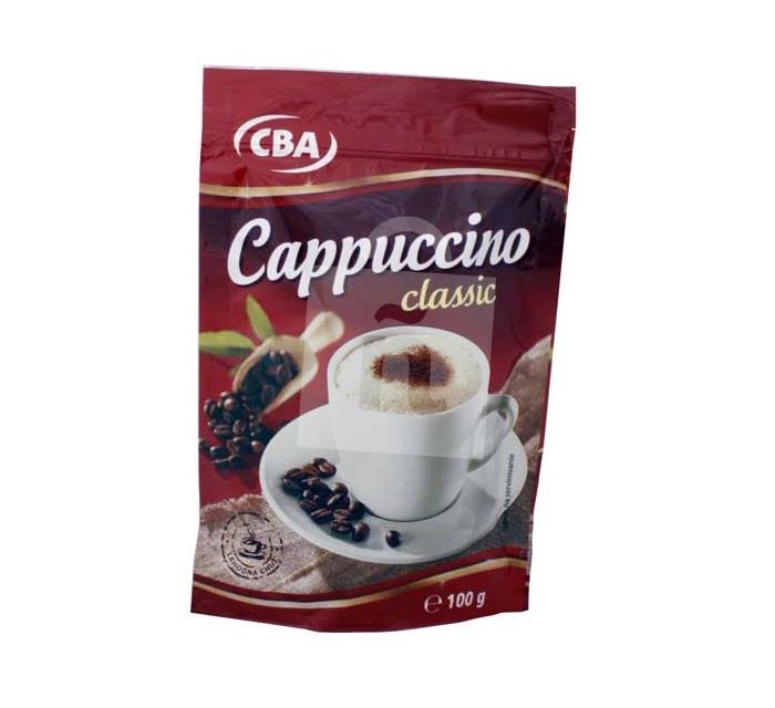 Instantný kávový nápoj Cappuccino Classic 100g CBA 