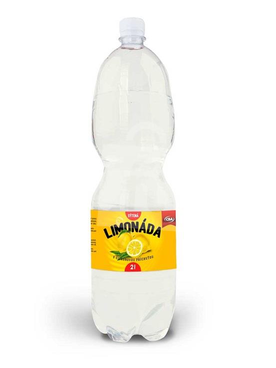 Limonáda sýtená s príchuťou citrón so sladidlami 2l CBA 