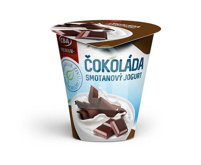 Jogurt smotanový čokoláda 145g CBA Premium
