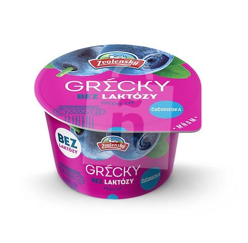 Jogurt grécky typ bez laktózy čučoriedka 125g Zvolenský