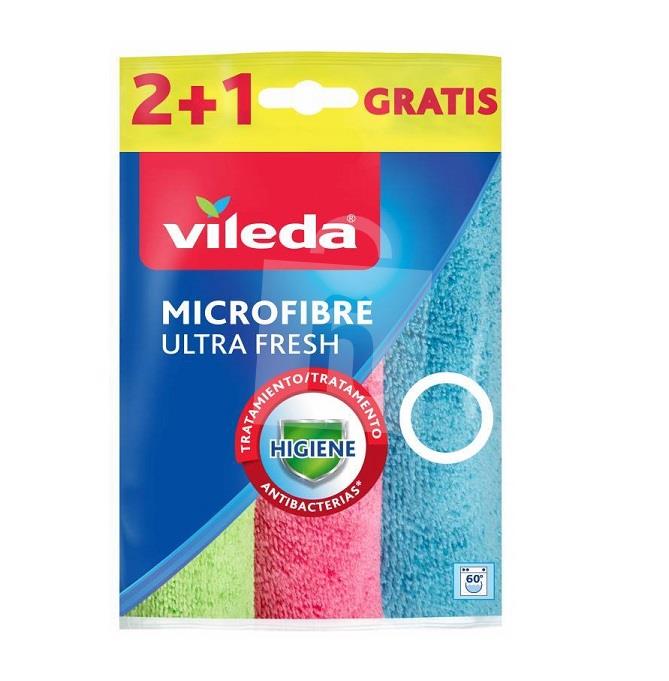 Mikrohandrička Microfibre Ultra Fresh 30x30cm 2+1grátis Vileda