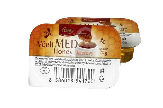 Med včelí kvetový porcovaný 20g CBA 