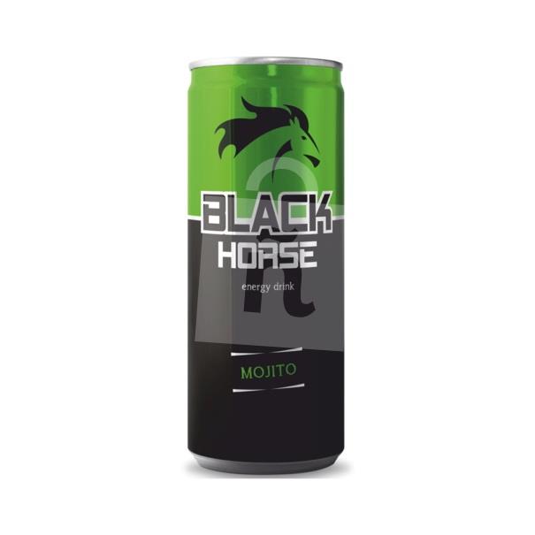 Energetický nápoj Mojito 250ml plech Black Horse 