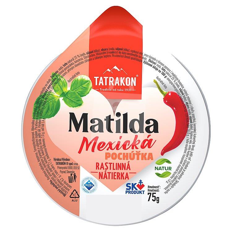 Pochúťka mexická vegetariánská Matilda 75g Tatrakon