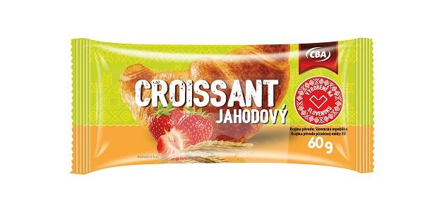 Croissant jahodový 60g CBA 