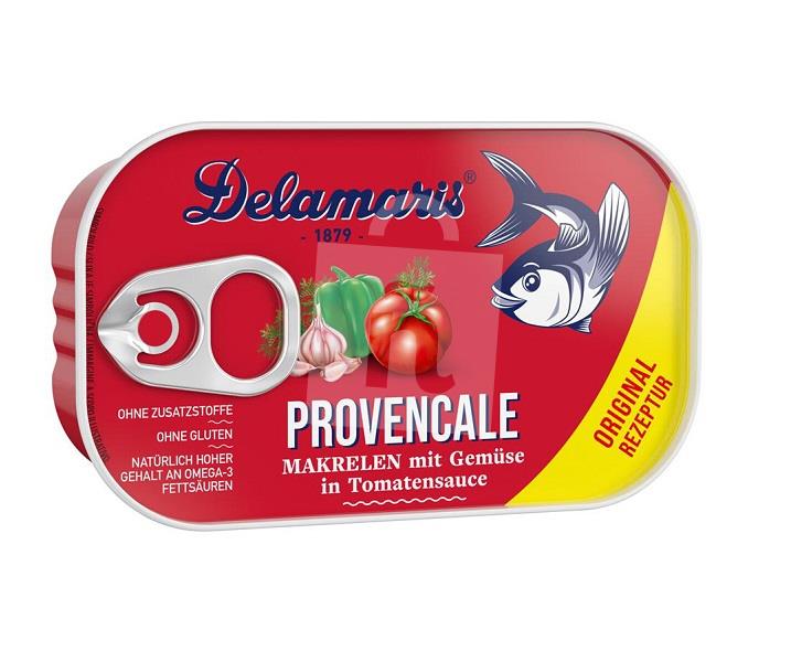 Šalát makrelový Provencale so zeleninou v paradajkovej omáčke 125g Delamaris