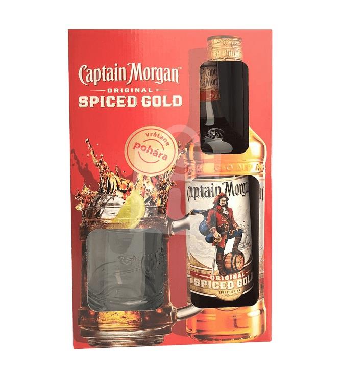 Rum Original Spiced gold 35% 0,7l + pohár darčekové balenie Captain Morgan