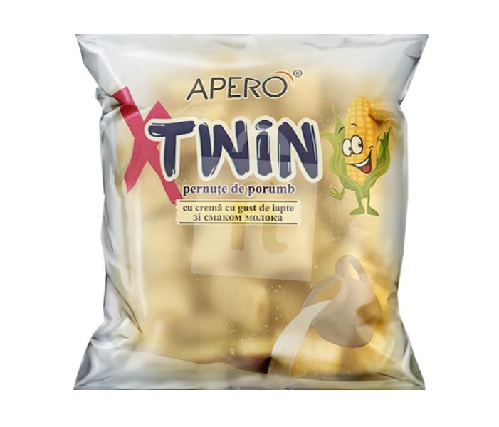 Kukuričné taštičky XTwin mliečne140g APERO