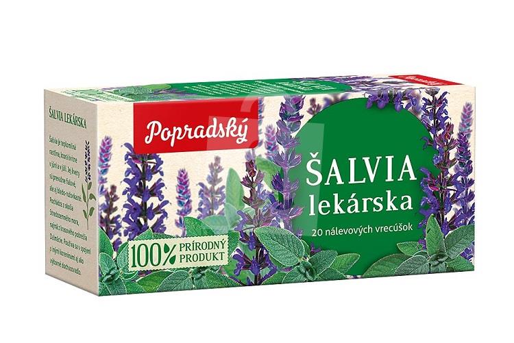 Čaj bylinný šalvia lekárska 20 x 1,5g / 30g Popradský