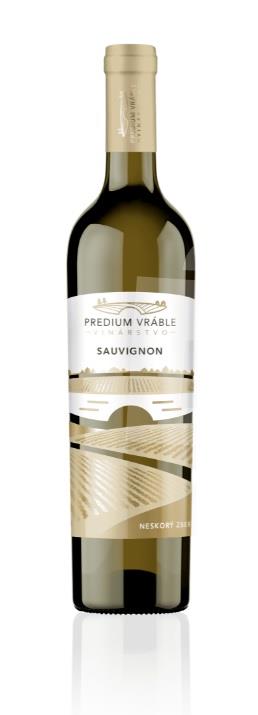 Sauvignon akostné víno odrodové neskorý zber biele suché 0,75l Predium Vráble - vinárstvo vinohradníctvo