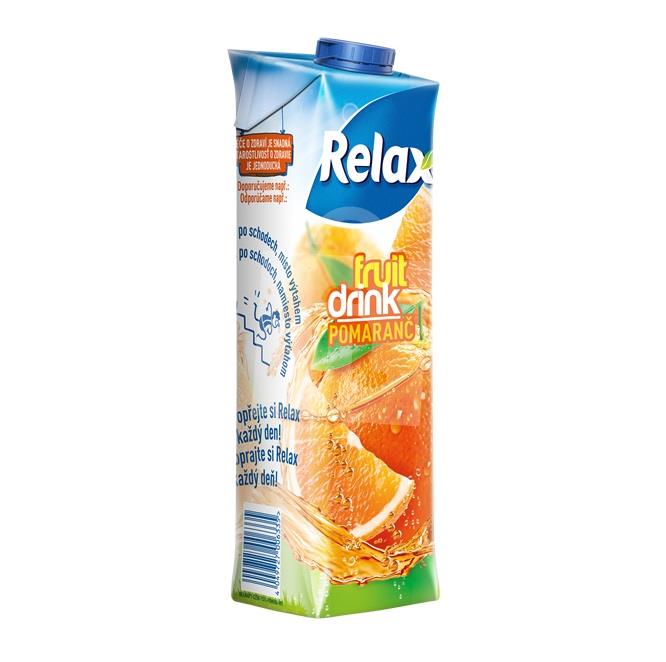 Ovocný nápoj Fruit drink 12% pomaranč 1l Relax