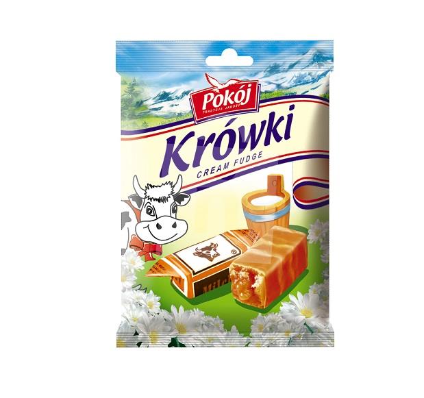 Cukríky karamelové Krowki mliečne140g Pokój