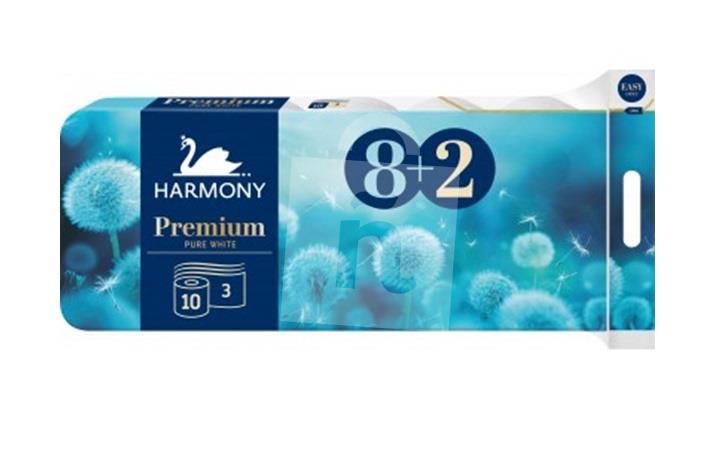 Toaletný papier Premium 3 vrstvový 8+2ks/ 10ks Harmony