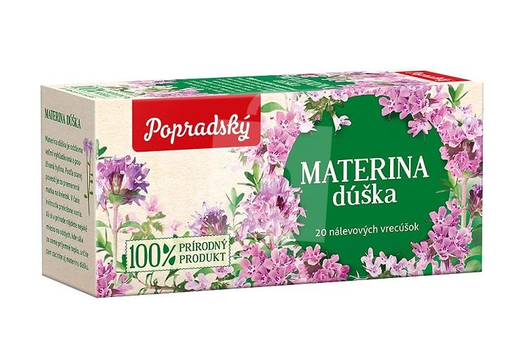 Čaj bylinný materina dúška 20 x 1,5g / 30g Popradský