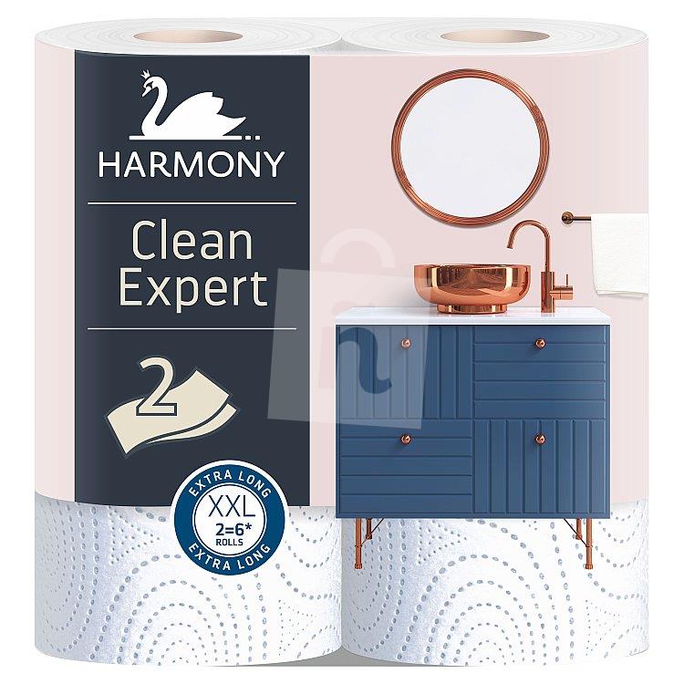 Kuchynské utierky Clean Expert XXL 2x35m 2-vrstvové 2ks Harmony