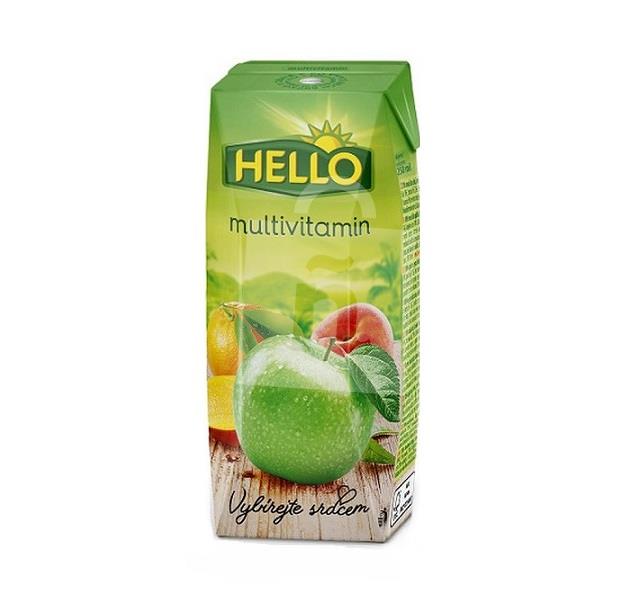 Nápoj ovocný 12,5% multivitamín 250ml Hello