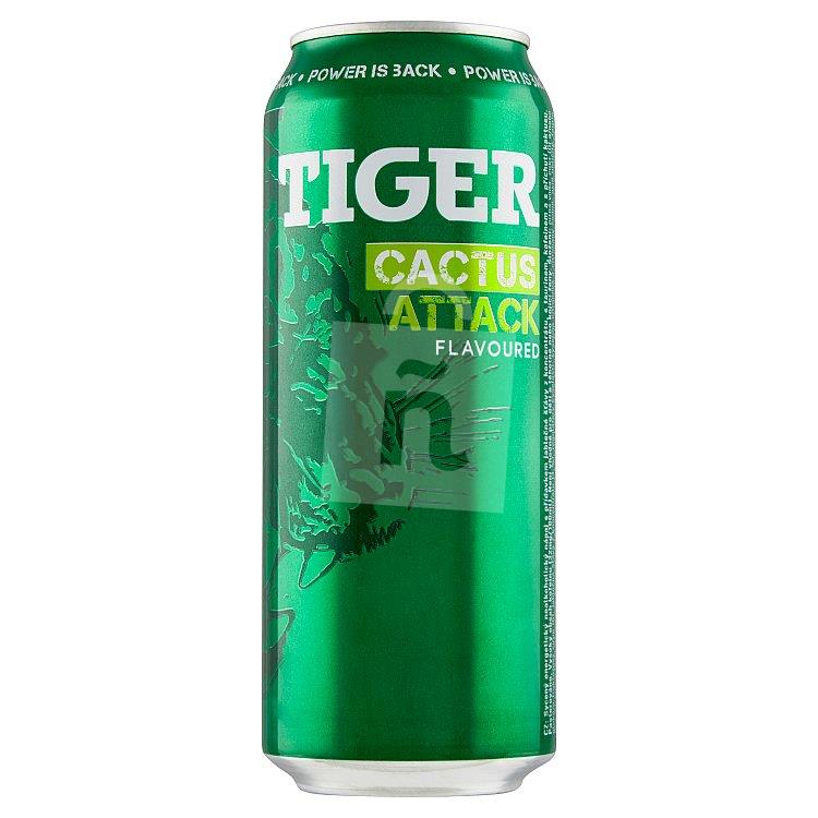 Energetický nápoj Cactus Attack 500ml plech TIGER Energy drink