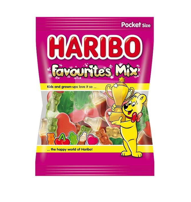 Cukríky želé s ovocnou príchuťou Favourites mix 80g Haribo