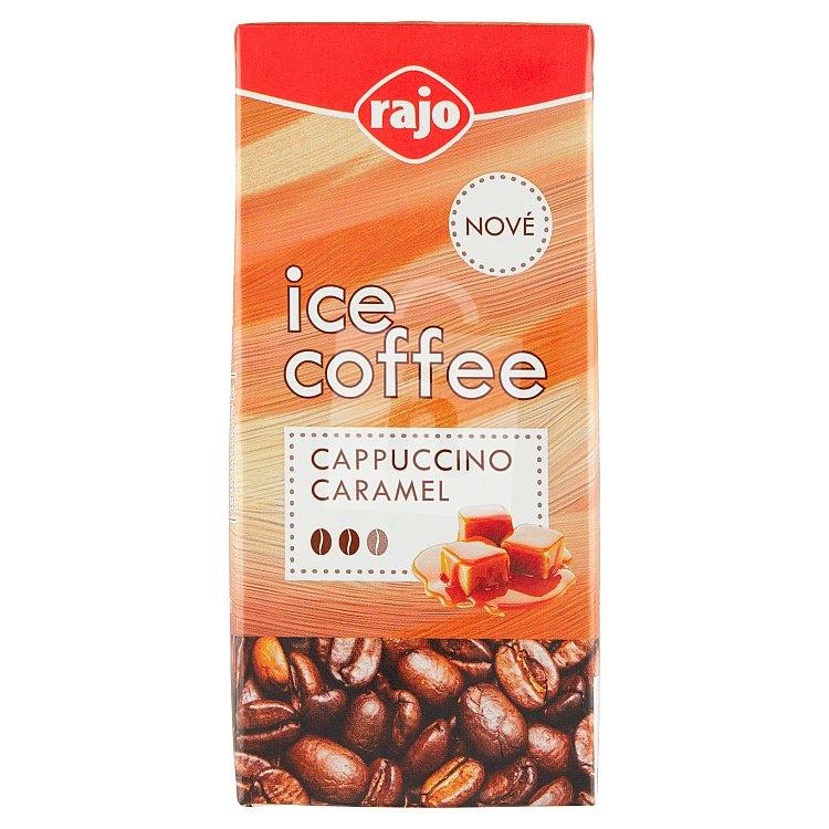 Mliečny kávový nápoj Ice Coffee Cappuccino caramel 330ml Rajo
