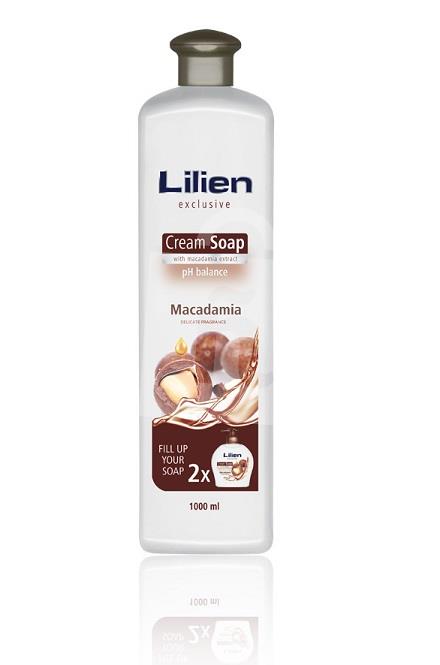 Tekuté mydlo krémové Exclusive macadamia náhradná náplň 1l Lilien